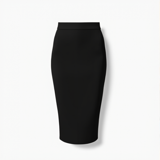 Elegant Office Chic Pencil Skirt