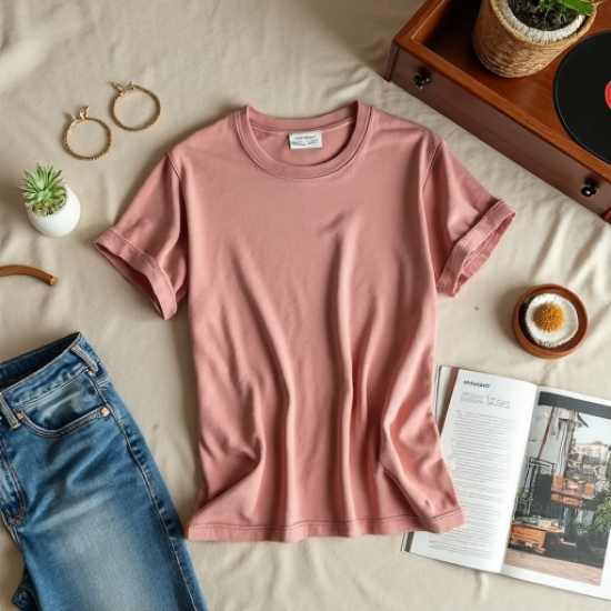 Retro Vibe Acid Wash Tee