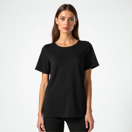 Elegant Sheer Charm Tee