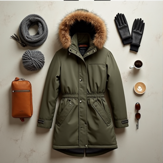 Aurora Luxe Women's Hooded Parka