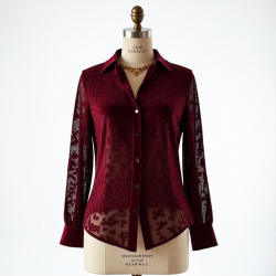 Luxe Velvet Whisper Blouse