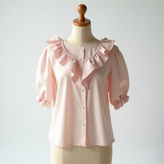 Elegance Ruffled Charm Blouse