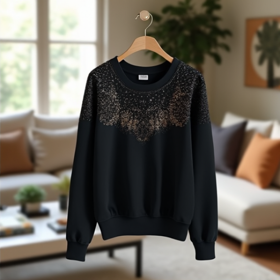 Glamour Shine Sequin Sweatshirt