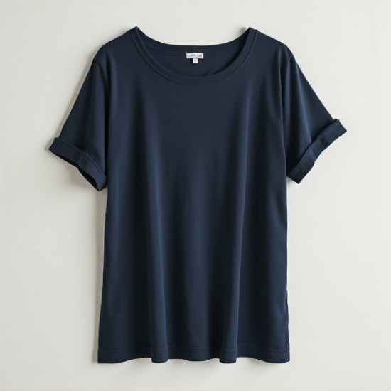 Breezy Elegance Linen Blend Tee