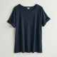 Breezy Elegance Linen Blend Tee
