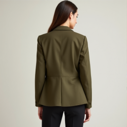 Chic Elegance Peplum Blazer