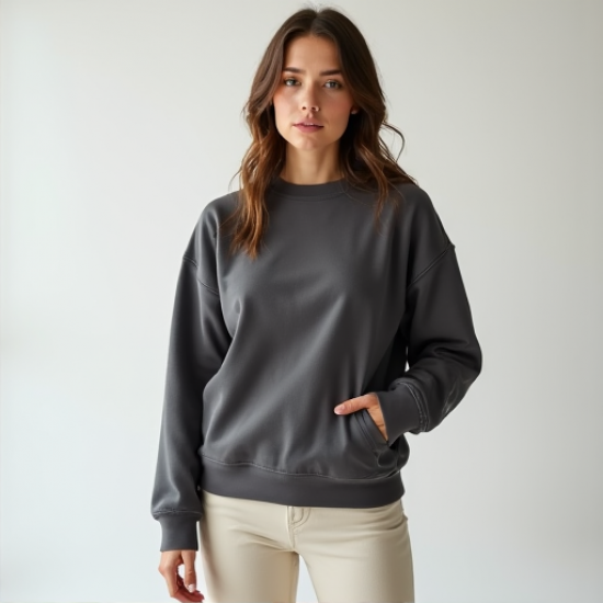 CozyNest Fleece-Lined Sweatshirt