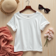 Chic Breeze Off-Shoulder Tee