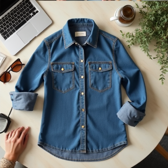 Urban Chic Denim Utility Shirt