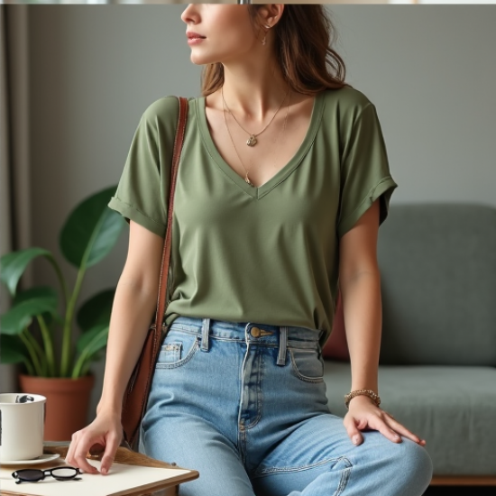 Chic Asymmetry Tee