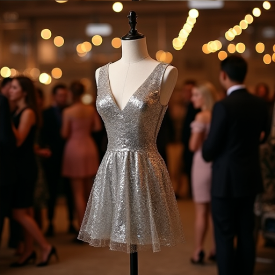 Glimmer & Shine Sequin Mini Dress