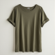 Breezy Elegance Linen Blend Tee