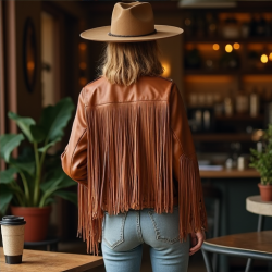 Wild West Chic Fringed Jacket