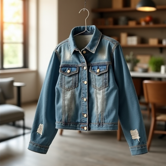 Urban Chic Distressed Denim Jacket