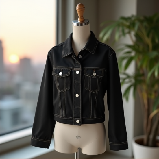 Chic Urban Cropped Jean Jacket