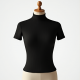 Chic Comfort Mock Neck Ribbed Tee