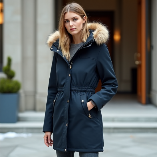 Aurora Luxe Women's Hooded Parka