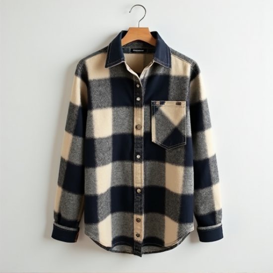 Cozy Chic Women's Flannel Plaid Shirt