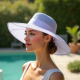 Luxe Sheer Organza Sun Hat
