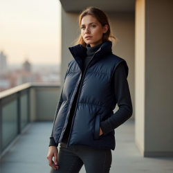 Urban Chic Cropped Puffer Vest