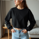 Chic Comfort Cropped Sweatshirt