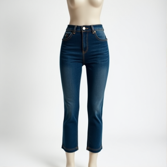 ChicFit Women's Cropped Ankle Jeans