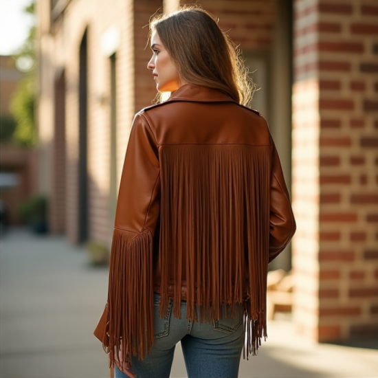 Wild West Chic Fringed Jacket