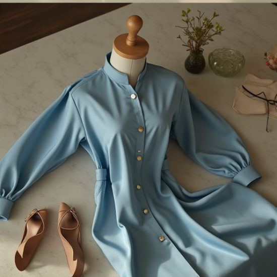 Silk Serenity Mandarin Top