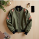Chic Embroidered Bomber Jacket