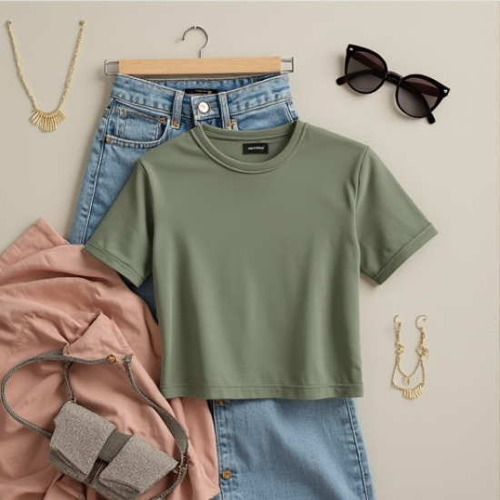 Chic Petite Cropped Tee