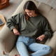 Chic Comfort Batwing Sweatshirt