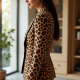 Savannah Chic Leopard Print Blazer