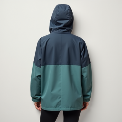 Chic Breeze Color Block Windbreaker
