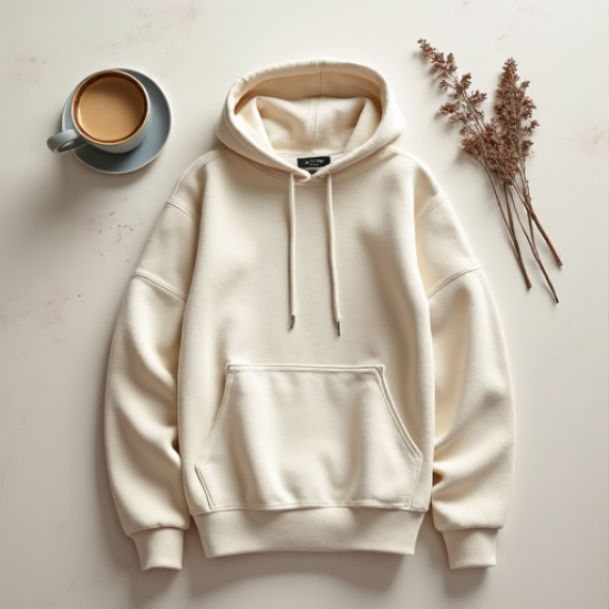 Chic Bouclé Comfort Hoodie
