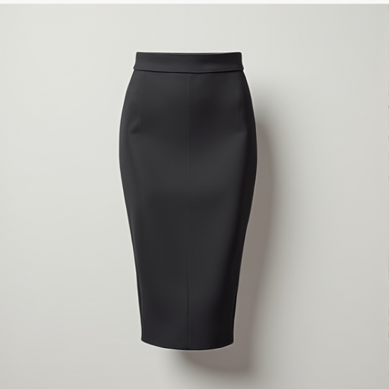 Elegant Office Chic Pencil Skirt