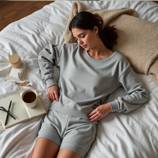 EcoChic Bamboo Terry Loungewear Sweatshirt