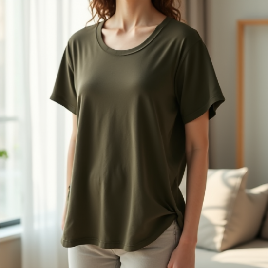 Elysian Comfort Scoop Neck Tee