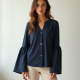Elysian Breeze Bell Sleeve Blouse