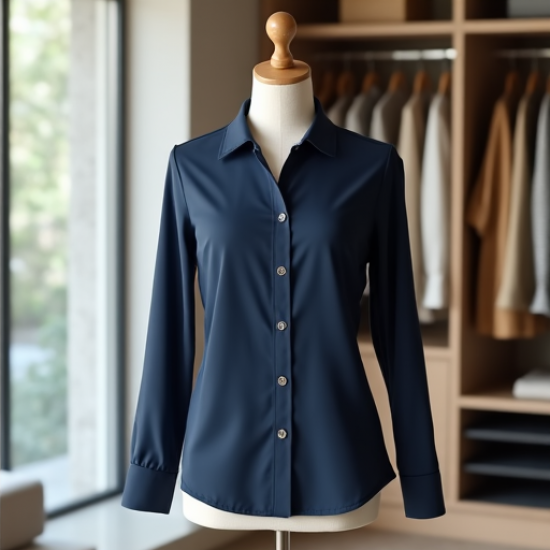 Effortless Elegance No-Iron Blouse