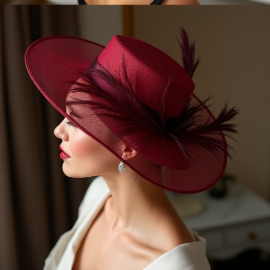Elegance in Feathers Cocktail Hat