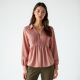 Chic Elegance Shirred Bodice Blouse