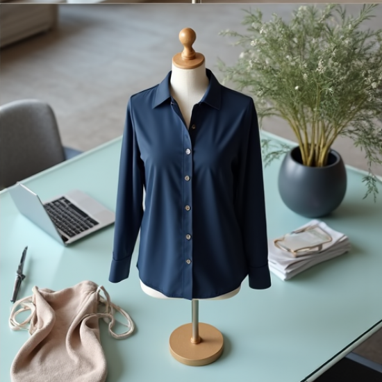 Effortless Elegance No-Iron Blouse