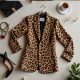 Savannah Chic Leopard Print Blazer