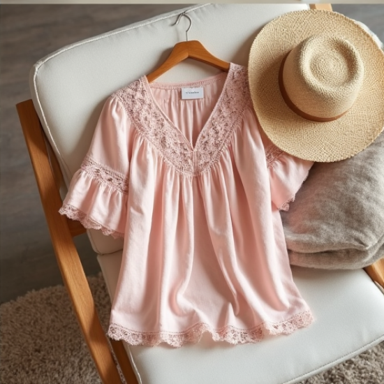 Elysian Lace Crochet Blouse