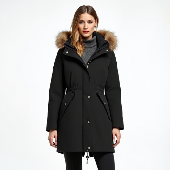 Aurora Luxe Women's Hooded Parka