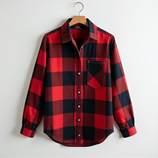 Cozy Chic Women's Flannel Plaid Shirt
