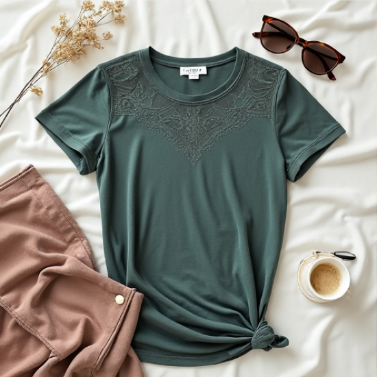 Velvet Luxe Burnout Tee