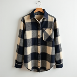Cozy Chic Women's Flannel Plaid Shirt