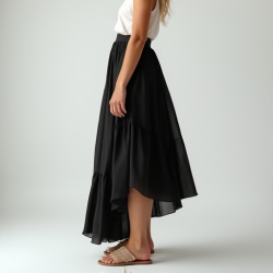 Elysian Breeze High-Low Skirt